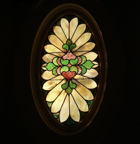 Golden flower window
