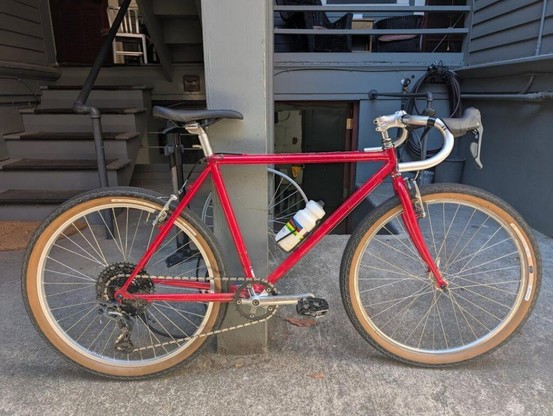 Drop bar/1x converted my sister's Bridgestone MB-4