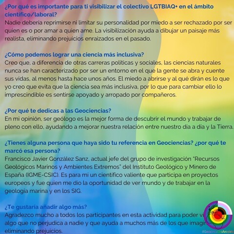 Fragmento de la entrevista a Iker Blasco