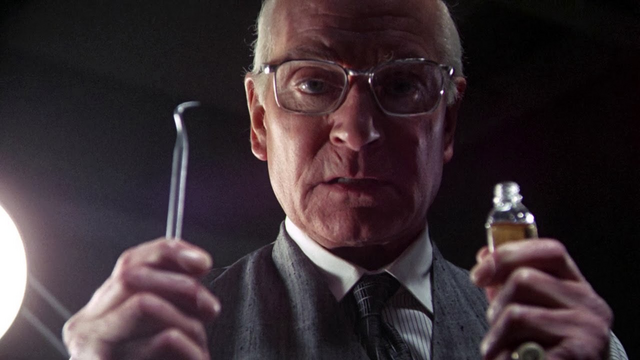 Photo of the psychopathic dentist played by Lawrence Olivier in “Marathon Man” before he attempts to kill a patient. LOL