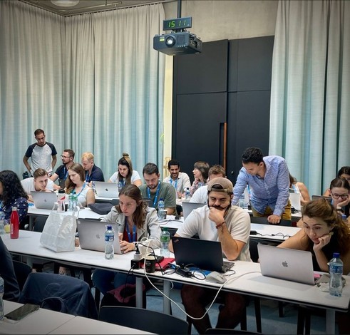a picture of a workshop at the [BC]2 Conference in Basel in 2023.